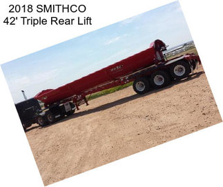 2018 SMITHCO 42\' Triple Rear Lift