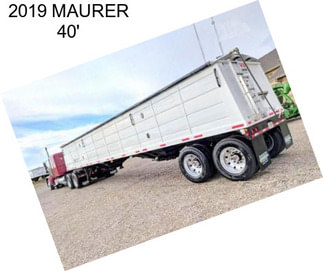 2019 MAURER 40\'