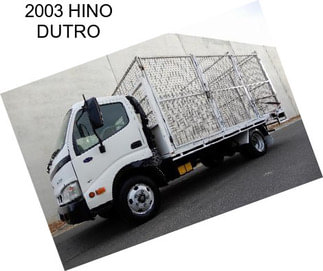 2003 HINO DUTRO