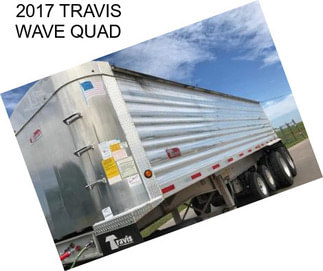 2017 TRAVIS WAVE QUAD