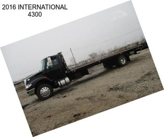 2016 INTERNATIONAL 4300