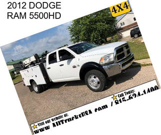 2012 DODGE RAM 5500HD