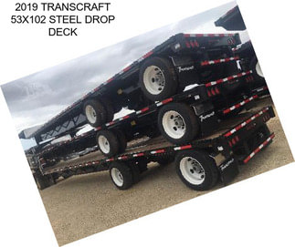 2019 TRANSCRAFT 53X102 STEEL DROP DECK