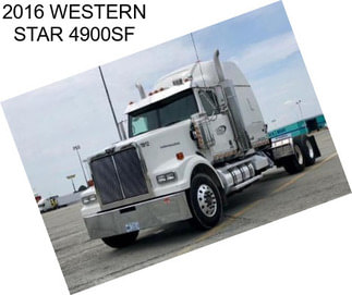 2016 WESTERN STAR 4900SF