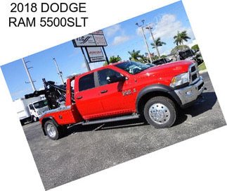 2018 DODGE RAM 5500SLT