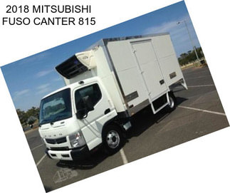 2018 MITSUBISHI FUSO CANTER 815