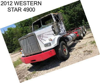 2012 WESTERN STAR 4900