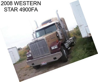 2008 WESTERN STAR 4900FA