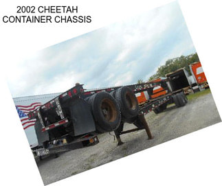 2002 CHEETAH CONTAINER CHASSIS