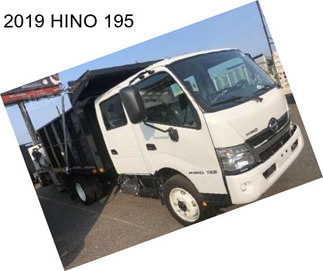 2019 HINO 195