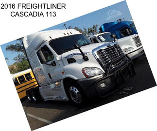 2016 FREIGHTLINER CASCADIA 113