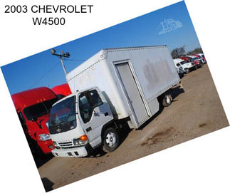 2003 CHEVROLET W4500