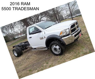 2016 RAM 5500 TRADESMAN