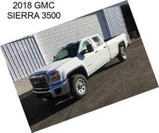 2018 GMC SIERRA 3500