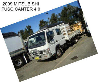 2009 MITSUBISHI FUSO CANTER 4.0