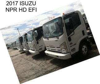 2017 ISUZU NPR HD EFI