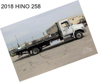 2018 HINO 258