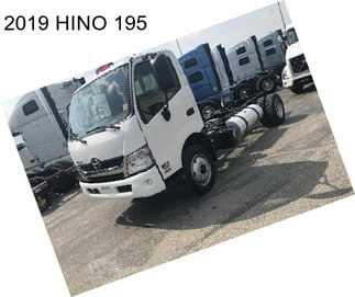 2019 HINO 195