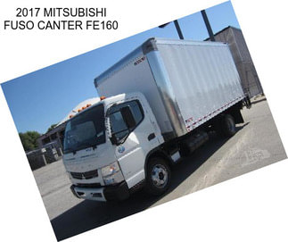 2017 MITSUBISHI FUSO CANTER FE160