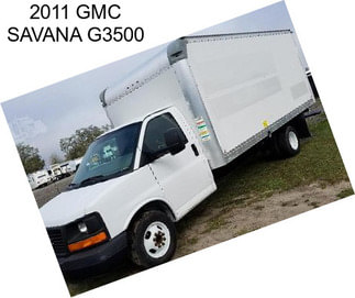 2011 GMC SAVANA G3500