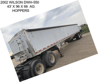 2002 WILSON DWH-550   43\' X 96\