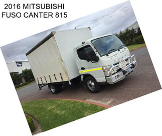 2016 MITSUBISHI FUSO CANTER 815