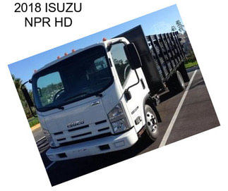 2018 ISUZU NPR HD