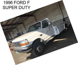 1996 FORD F SUPER DUTY