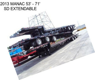 2013 MANAC 53\' - 71\' SD EXTENDABLE