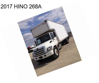 2017 HINO 268A
