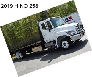 2019 HINO 258