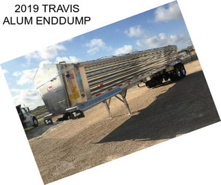 2019 TRAVIS ALUM ENDDUMP