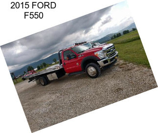 2015 FORD F550