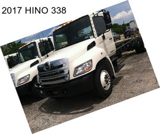 2017 HINO 338