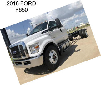 2018 FORD F650