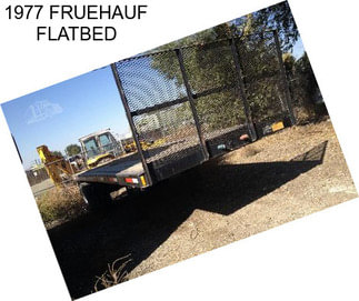 1977 FRUEHAUF FLATBED