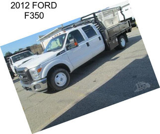 2012 FORD F350