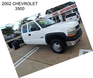 2002 CHEVROLET 3500