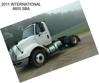 2011 INTERNATIONAL 8600 SBA