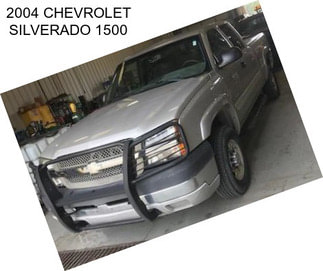 2004 CHEVROLET SILVERADO 1500