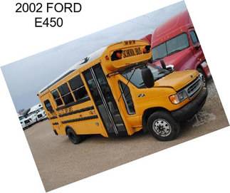 2002 FORD E450