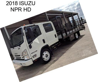 2018 ISUZU NPR HD