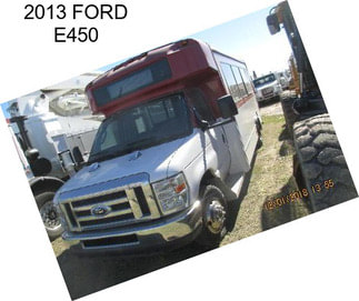 2013 FORD E450