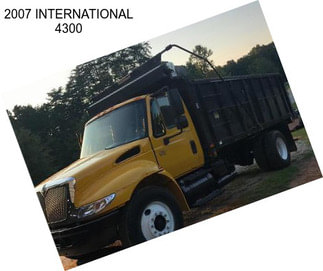 2007 INTERNATIONAL 4300