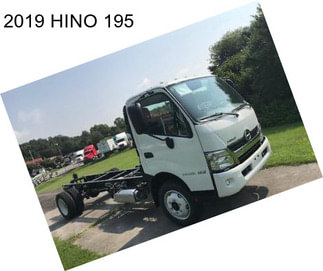 2019 HINO 195