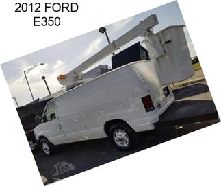 2012 FORD E350