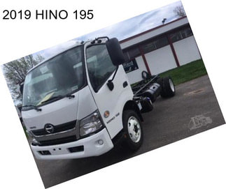 2019 HINO 195