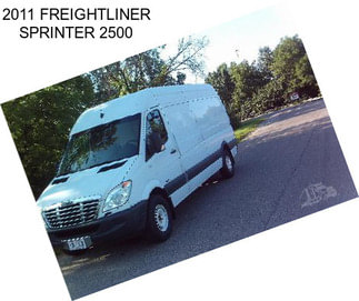 2011 FREIGHTLINER SPRINTER 2500