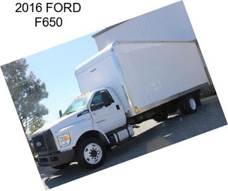 2016 FORD F650