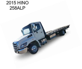 2015 HINO 258ALP